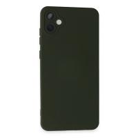 Newface Samsung Galaxy A05 Kılıf Nano içi Kadife Silikon - Koyu Yeşil