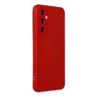 Newface Samsung Galaxy S24 Kılıf Nano içi Kadife Silikon - Kırmızı