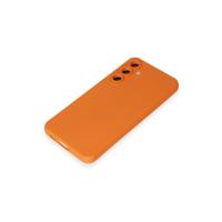 Newface Samsung Galaxy S24 Kılıf Nano içi Kadife Silikon - Turuncu