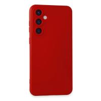 Newface Samsung Galaxy S24 Plus Kılıf Nano içi Kadife Silikon - Kırmızı