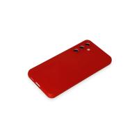 Newface Samsung Galaxy S24 Plus Kılıf Nano içi Kadife Silikon - Kırmızı