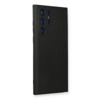 Newface Samsung Galaxy S24 Ultra Kılıf Nano içi Kadife Silikon - Siyah