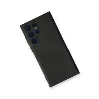 Newface Samsung Galaxy S24 Ultra Kılıf Nano içi Kadife Silikon - Siyah