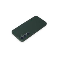 Newface Samsung Galaxy A35 5G Kılıf First Silikon - Koyu Yeşil