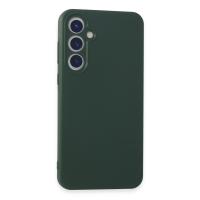 Newface Samsung Galaxy A55 5G Kılıf First Silikon - Koyu Yeşil