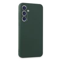 Newface Samsung Galaxy A55 5G Kılıf First Silikon - Koyu Yeşil