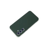 Newface Samsung Galaxy A55 5G Kılıf First Silikon - Koyu Yeşil