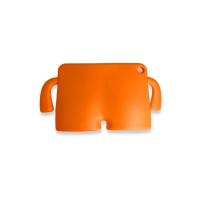 Newface Samsung Galaxy Tab A9 Kılıf Karakter Tablet Silikon - Turuncu