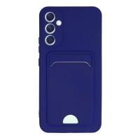 Newface Samsung Galaxy A25 5G Kılıf Kelvin Kartvizitli Silikon - Lacivert