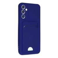 Newface Samsung Galaxy A25 5G Kılıf Kelvin Kartvizitli Silikon - Lacivert