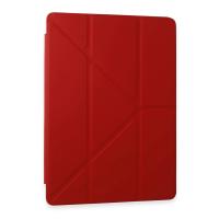 Newface Samsung Galaxy Tab A9 Kılıf Kalemlikli Mars Tablet Kılıfı - Kırmızı