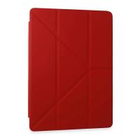 Newface Samsung Galaxy Tab A9 Plus Kılıf Kalemlikli Mars Tablet Kılıfı - Kırmızı