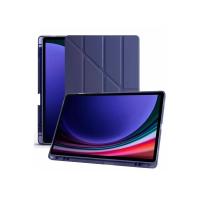 Newface Samsung Galaxy X610 Tab S9 FE Plus 12.4 Kılıf Kalemlikli Mars Tablet Kılıfı - Lacivert