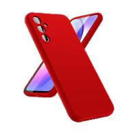 Newface Samsung Galaxy A24 4G Kılıf First Silikon - Kırmızı