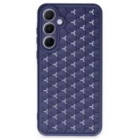 Newface Samsung Galaxy A35 5G Kılıf Petek Silikon Kapak - Lacivert
