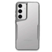 Newface Samsung Galaxy S24 Kılıf Boyi Silikon Kapak - Gümüş