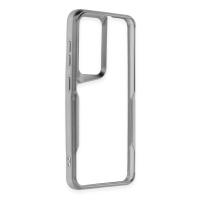 Newface Samsung Galaxy S24 Kılıf Boyi Silikon Kapak - Gümüş