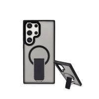 Newface Samsung Galaxy S24 Ultra Tork Magsafe Standlı Kapak - Siyah