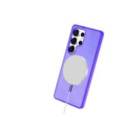 Newface Samsung Galaxy S23 Ultra Kılıf Glow Magsafe Kapak - Turuncu