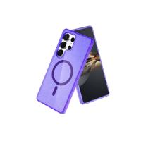 Newface Samsung Galaxy S23 Ultra Kılıf Glow Magsafe Kapak - Mor