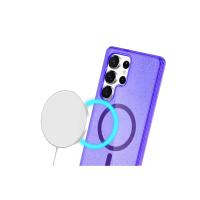 Newface Samsung Galaxy S24 Ultra Kılıf Glow Magsafe Kapak - Turuncu