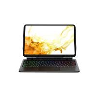 Newface Samsung Galaxy T870 Tab S7 11 Kılıf Eternal Ledli Klavyeli Tablet Kılıfı - Siyah