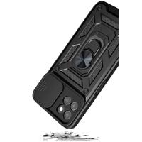 Newface Samsung Galaxy M15 Kılıf Pars Lens Yüzüklü Silikon - Gold