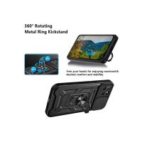 Newface Samsung Galaxy M15 Kılıf Pars Lens Yüzüklü Silikon - Yeşil