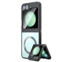 Newface Samsung Galaxy Z Flip 6 Kılıf Blur Fold Magsafe Kapak - Siyah