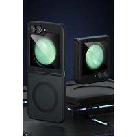 Newface Samsung Galaxy Z Flip 6 Kılıf Blur Fold Magsafe Kapak - Siyah