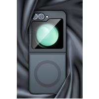 Newface Samsung Galaxy Z Flip 6 Kılıf Blur Fold Magsafe Kapak - Siyah