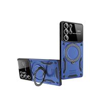 Newface Samsung Galaxy S24 Ultra Kılıf Joy Lens Standlı Kapak - Lacivert