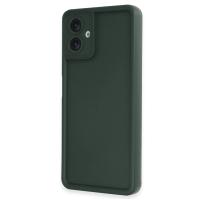 Newface Samsung Galaxy A06 Kılıf Viera Silikon - Koyu Yeşil