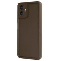 Newface Samsung Galaxy A06 Kılıf Viera Silikon - Kahverengi