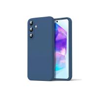 Newface Samsung Galaxy A16 5G Kılıf Nano içi Kadife Silikon - Lacivert