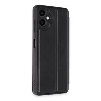 Newface Samsung Galaxy A06 Kılıf Flip Cover - Siyah