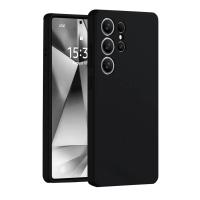 Newface Samsung Galaxy S25 Ultra Kılıf Nano içi Kadife Silikon - Siyah