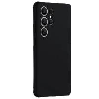 Newface Samsung Galaxy S25 Ultra Kılıf Nano içi Kadife Silikon - Siyah