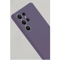 Newface Samsung Galaxy S25 Ultra Kılıf Nano içi Kadife Silikon - Mor
