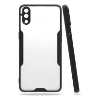 Newface Samsung Galaxy A10S Kılıf Platin Silikon - Siyah