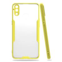 Newface Samsung Galaxy A10S Kılıf Platin Silikon - Sarı