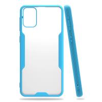 Newface Samsung Galaxy M31 Kılıf Platin Silikon - Mavi