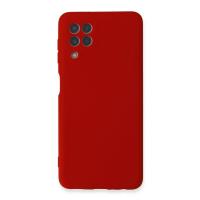 Newface Samsung Galaxy A22 Kılıf Nano içi Kadife Silikon - Kırmızı