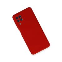 Newface Samsung Galaxy A22 Kılıf Nano içi Kadife Silikon - Kırmızı