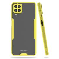 Newface Samsung Galaxy A22 Kılıf Platin Silikon - Sarı