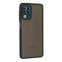 Newface Samsung Galaxy A22 Kılıf Montreal Silikon Kapak - Yeşil