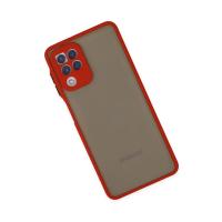 Newface Samsung Galaxy A22 Kılıf Montreal Silikon Kapak - Kırmızı