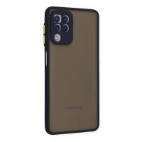 Newface Samsung Galaxy A22 Kılıf Montreal Silikon Kapak - Lacivert