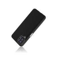 Newface Samsung Galaxy A22 Kılıf Glass Kapak - Siyah