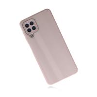 Newface Samsung Galaxy A22 Kılıf Glass Kapak - Pembe